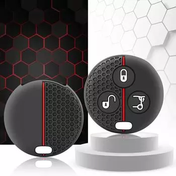 3 кнопки силиконовый чехол для автомобильного ключа брелок чехол для Mercedes Benz Smart City Roadster Fortwo держатель для ключей чехол для автомобиля Стайлинг