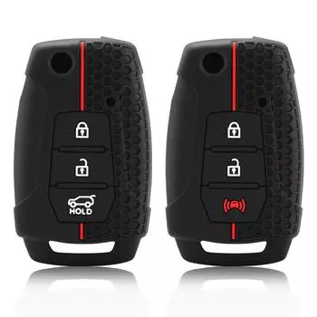3 кнопки силиконовый чехол для автомобильного ключа защитный чехол для Ssangyong Tivoli Rexton Korando C Actyon KYRON брелок аксессуары чёрный