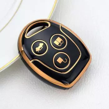 3 кнопки ТПУ пульт дистанционного управления брелок чехол Защитная крышка для Ford Mondeo Fusion Focus 2 Fiesta Galaxy C-Max S-Max Key Case белый