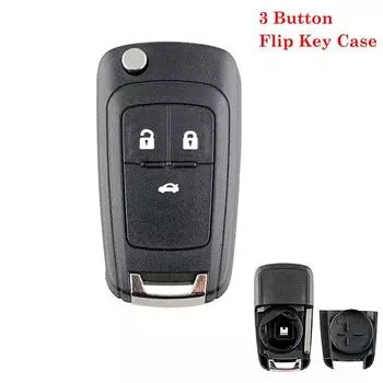 3-кнопочный автомобильный чехол-брелок с дистанционным управлением для Opel/Vauxhall Astra J 2009 2010-2015, подходит для Vauxhall VIVA 2015-2018, запасные аксессуары чёрный