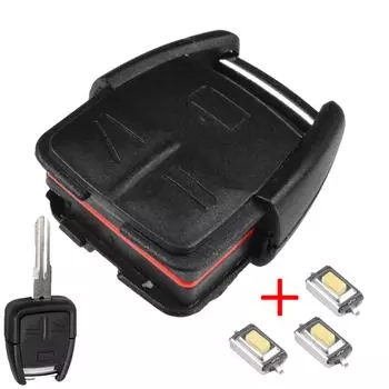 3-кнопочный переключатель, дистанционный автомобильный брелок, чехол, чехол для Vauxhall/Opel/Holden Astra Zafira Vectra Omega Frontera, держатель для ключей чёрный