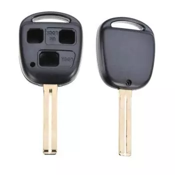 3-кнопочный сменный чехол для удаленного брелока для Lexus IS200 GS300 LS400 RX300 чёрный