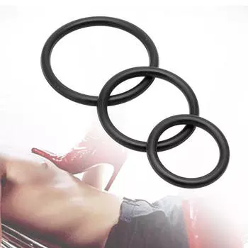 3 Кольца для пениса Кольца для пениса Рукав для пениса Тренажер для пениса Задержка эякуляции Высокая эластичность Срок действия Секс-игрушки для мужчин 3PCS