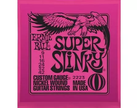 [3 комплекта] ERNIE BALLErnie Ball 2223 [09-42] SUPER SLINKY струны для электрогитары