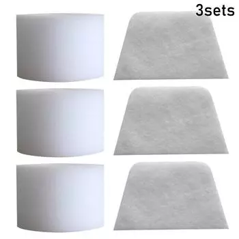 3 комплекта фильтров для съемного поролонового фильтра с питанием от ротатора акулы Ic205 Icz160 Icz260