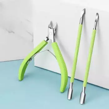 3 комплекта маникюрных специальных силиконовых ножниц, маникюрных инструментов для удаления колючего рога, набор маникюрных инструментов