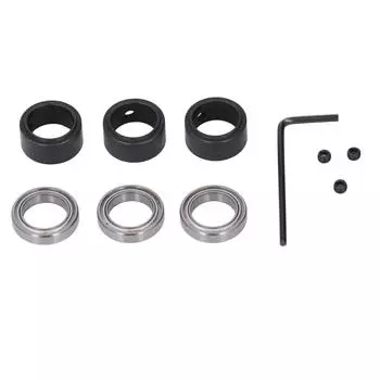 3 комплекта подшипника фрезы с внутренним диаметром 1/4 дюйма, наружным диаметром 1/2 дюйма, карбидные подшипники фрезы для деревообработки Tri