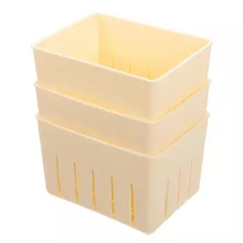 3 комплекта прессов для теста, самодельный тофу-пресс, пластина для прессования сыра, пленка для изготовления бытовых инструментов светло-желтого