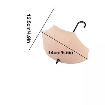 3 комплекта симпатичных зонтов в скандинавском стиле с самоклеящимися крючками, дверь без гвоздей, держатель для ключей, кухня и ванная с самоклеящейся наклейкой без следов