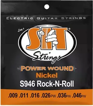 [3 комплекта] SIT S946 [09-46] струны для электрогитары POWER WOUND