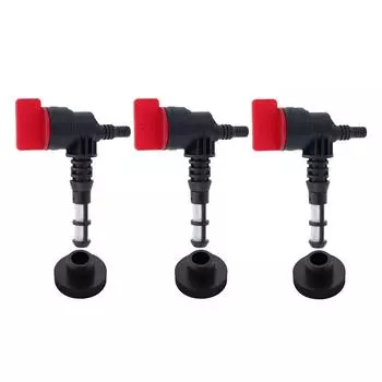 3 комплекта уплотнительных втулок для клапана отсечки топлива и топливного бака для генератора с пластиковым топливным баком