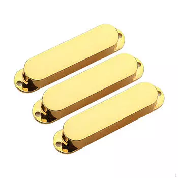 3 комплекта закрытых чехлов для звукоснимателей для деталей акустической гитары золотой