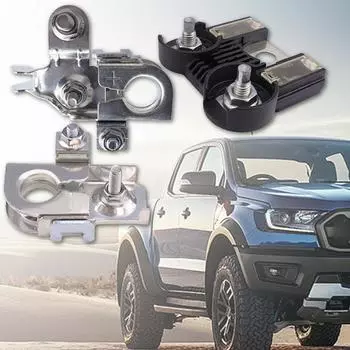 3 комплекта зажимов для положительных и отрицательных клемм аккумулятора AL3Z-14526-AA, сменные клеммы предохранителя аккумулятора, подходят для Ford F-150 2011-2014 CHINA