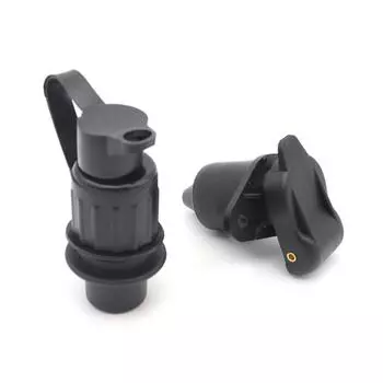 3-контактная вилка для прицепа, с водонепроницаемым уплотнением, водонепроницаемая вилка для прицепа 12 В, 3-контактная вилка для прицепа для автоприцепов, автомобилей