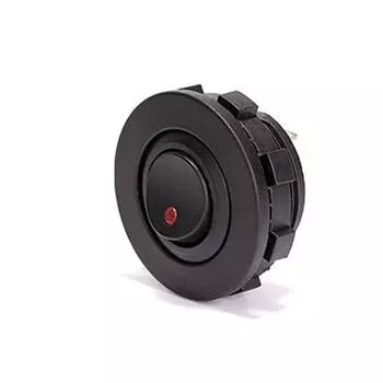 3-контактный переключатель ВКЛ/ВЫКЛ 12 В 20 А / 24 В 10 А, кнопочный переключатель, переключатель со светодиодным индикатором для автомобиля, лодки, грузовика красный