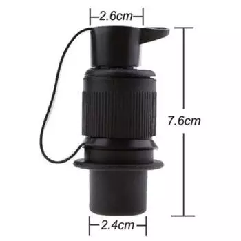 3-контактный разъем для прицепа, круглый 3-контактный штекерный разъем для прицепа и тягача для электрического каравана 12 В