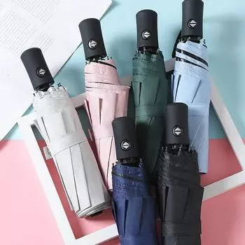 3-кратный солнцезащитный козырек, черный резиновый солнцезащитный крем, защита от ультрафиолета, рекламный зонт, женский зонт от свежего дождя