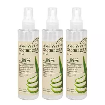 (3 куска) Успокаивающий спрей Foodaholic Aloe Vera 200 мл, 3 шт.