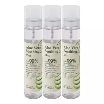 (3 куска) Успокаивающий спрей Foodaholic Aloe Vera 118 мл, 3 шт.