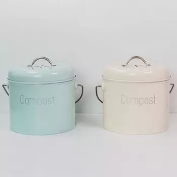3 л кухонный компостный ящик из нержавеющей стали для переработки 1,3 галлона компостное ведро фермерский компостный ящик с крышкой для пищевых отходов ржавчина