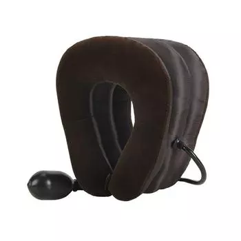 3-layer Inflatable Air Neck Stretcher Breathable Cervical Neck Traction Brace Men and Women