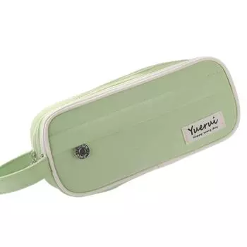 3-layer Macaron Pencil Case Large Capacity Stationery Storage Bag Portable Pen Case Kids Gift