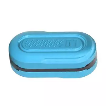 3 Layer Magnetic ADHD Haptic Slider Adult Metal Capsule Shaped Anxiety Stress Relief Push Slider синий