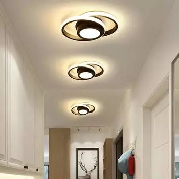 3 Light Color LED Ceiling Lamp Modern Design Chandelier Ceiling Lights for Dining Room Living Room Nordic Aisle Lamp Decoration changeable