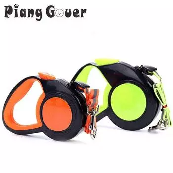 3 м/5 м/8 м автоматические выдвижные светоотражающие поводки для собак тяговая веревка для собак и кошек, поводок для прогулок с домашним животным, автоматически удлиняющийся 3 Meter зелёный