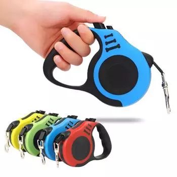 3 м 5 м поводок для собак, кошек, автоматический выдвижной прочный нейлоновый поводок для щенков, для путешествий, прогулок, походов, тяговый канат 3M