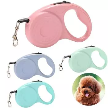 3 м 5 м поводок-рулетка для собак маленьких, средних и больших собак, кошек, щенков, прочный нейлоновый поводок для йоркширских мопсов, товары для животных 3M-8KG