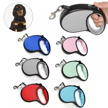 3 м 5 м прочный поводок для собак для маленьких и средних собак нейлоновый прочный выдвижной трос карамельного цвета для французских бульдогов зоотовары 3m