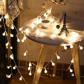 3 м/6 м, 5 АА, светодиодные гирлянды на батарейках для рождественской гирлянды, вечерние, свадебные украшения, Рождественская елка, мигалка, гирлянды 3M&battery бежевый