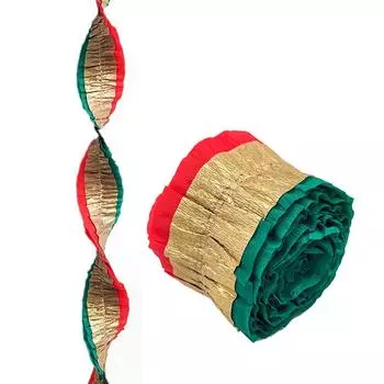 3 м/рулон гирлянда из гофрированной бумаги новогодняя лента для украшения дня рождения свадьба вытяжка из цветов серпантин детский душ