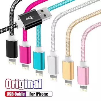 3 м сверхдлинный плетеный USB-кабель для зарядки iPhone 11 12 13 Pro 14 Plus XS Max XR X 6S 7 8 SE USB-кабель для быстрой зарядки и передачи данных 1 м 2 м 0.25m