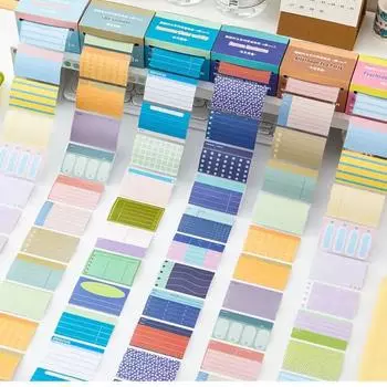 3 м выдвижной дизайн, липкая заметка, креативный блокнот, бумага для сообщений, бумажный журнал, повестка дня, исследование, карманная книга