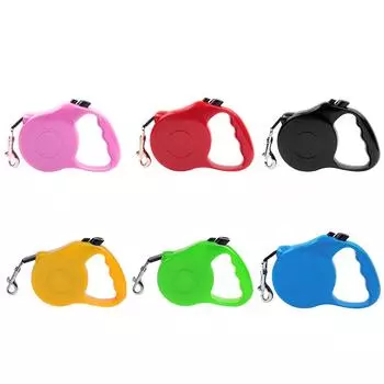 3 м выдвижной поводок для домашних животных тяговый трос поводок цепь для собак кошек 3M жёлтый