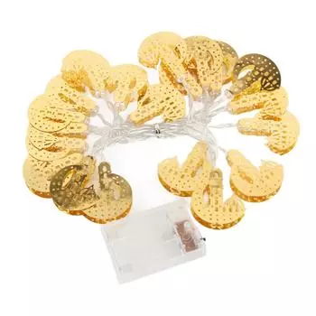 3 Meter 20LED Ramadan String Light Moon Castle Shape Festival Decoration Light for Household