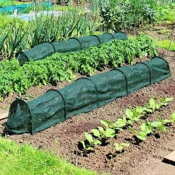 3 Meters Plant Row Cover 2 in 1 Sunshade Net Cover Insulation Sunshade Net Garden Tunnel