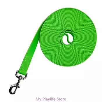 3 метра/5 м/10 м/15 м прочный 1,5 см ширина поводок для собак из ПВХ многоцветный прочный водонепроницаемый поводок для дрессировки собак 3m