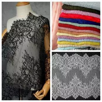 3 метра кружевная отделка ресниц, высококачественная кружевная отделка бороды кружево ручной работы DIY аксессуары для одежды ткань