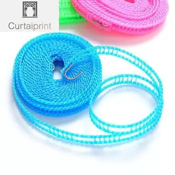 3 метра веревки для белья сушилка для одежды уличная веревка для подвешивания одежды ветрозащитная нескользящая веревка для белья 1pcs
