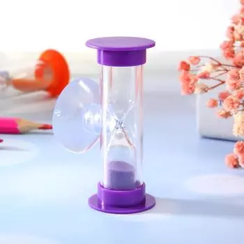 3 Minute Perfect Gift песочные часы на присоске для детей и взрослых (фиолетовый)