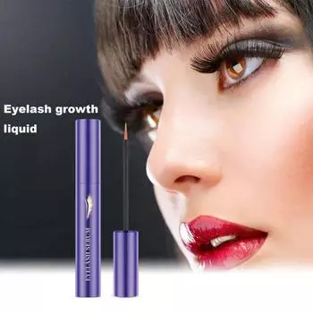 3 мл жидкость для быстрого роста ресниц, питательная густота, более сильные и здоровые ресницы, сыворотка для ресниц, уход за ресницами фиолетовый