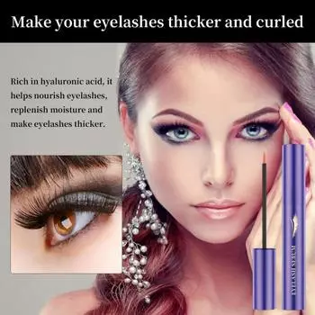 3 мл жидкость для быстрого роста ресниц, питательная густота, более сильные и здоровые ресницы, сыворотка для ресниц, уход за ресницами фиолетовый