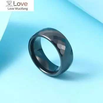 3 мм 8 мм черное белое керамическое кольцо для женщин минималистичное красивое кольцо керамические украшения милый простой подарок для женщин мужчин 6