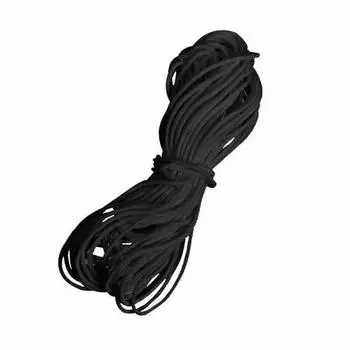 3 мм, белые, черные тонкие круглые резинки, эластичная веревка для масок, эластичная лента для одежды, аксессуары для шитья своими руками 3mm