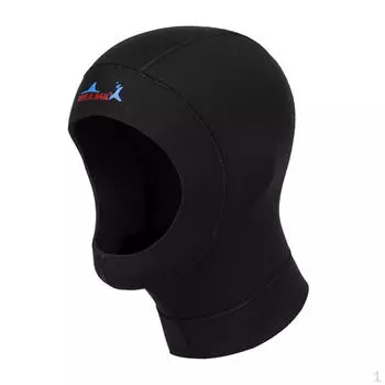 3 мм капюшон для дайвинга, полностью теплая шапка для дайвинга, гидрокостюм, шапка для гидрокостюма с капюшоном S