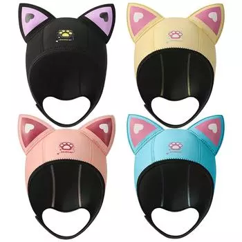 3 мм капюшон гидрокостюма для плавания, неопреновый термокапюшон для серфинга для водных видов спорта на открытом воздухе розовый