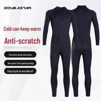 3 мм унисекс гидрокостюм с передней молнией для плавания в теплом море 2XL